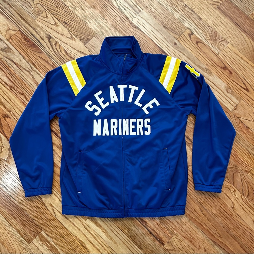 Seattle Mariners GIII Sports by Carl Banks Cooperstown Satin Jacket Size XL MLB